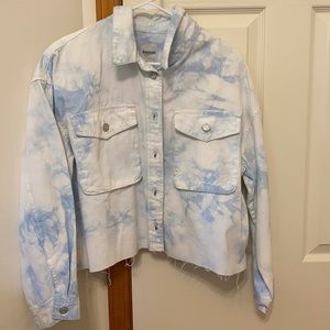 Kensie jeans, Size:M, Color: light blue & white